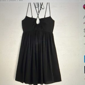 Abercrombie & Fitch black mini dress